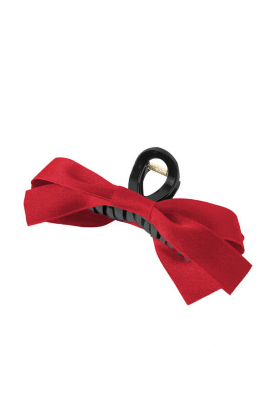 Red Bow 4” Claw Clip