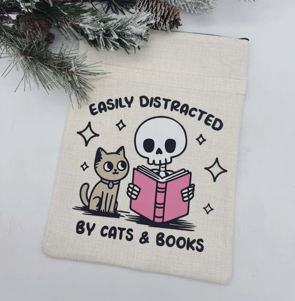 Personalized Linen Book Sleeve