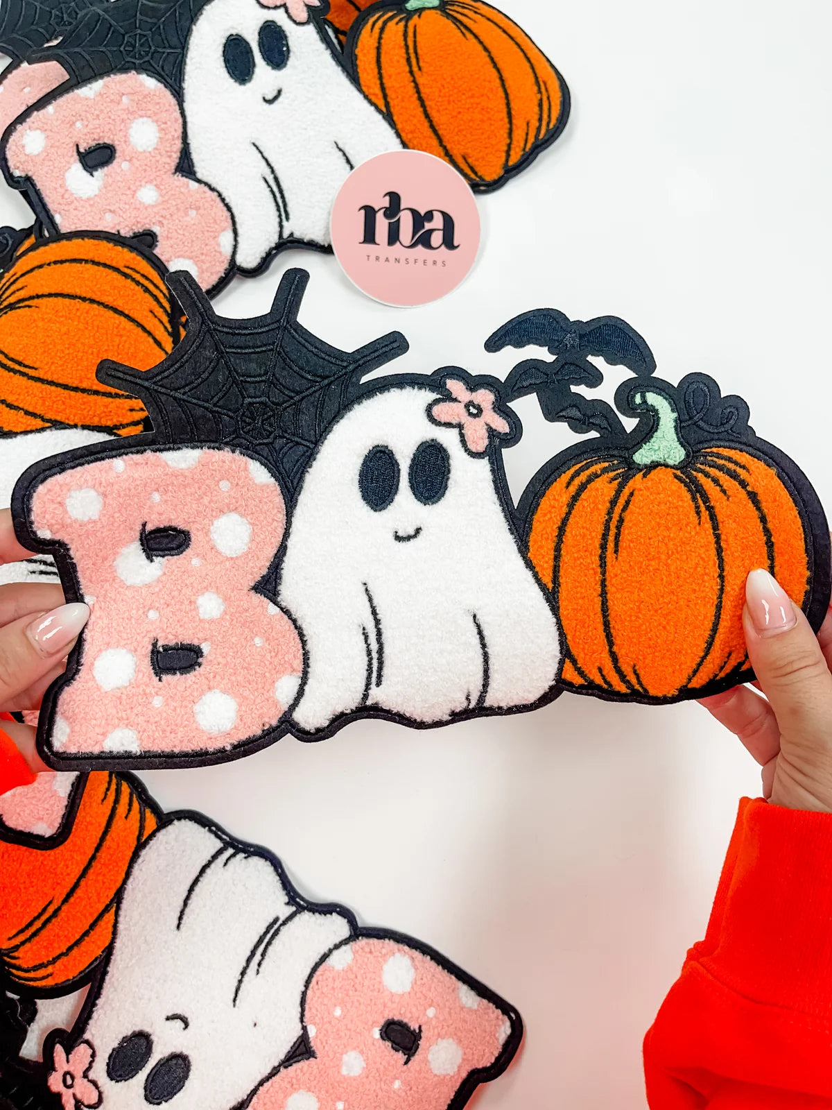 Boo Ghost Chenille Patch Pre-Order