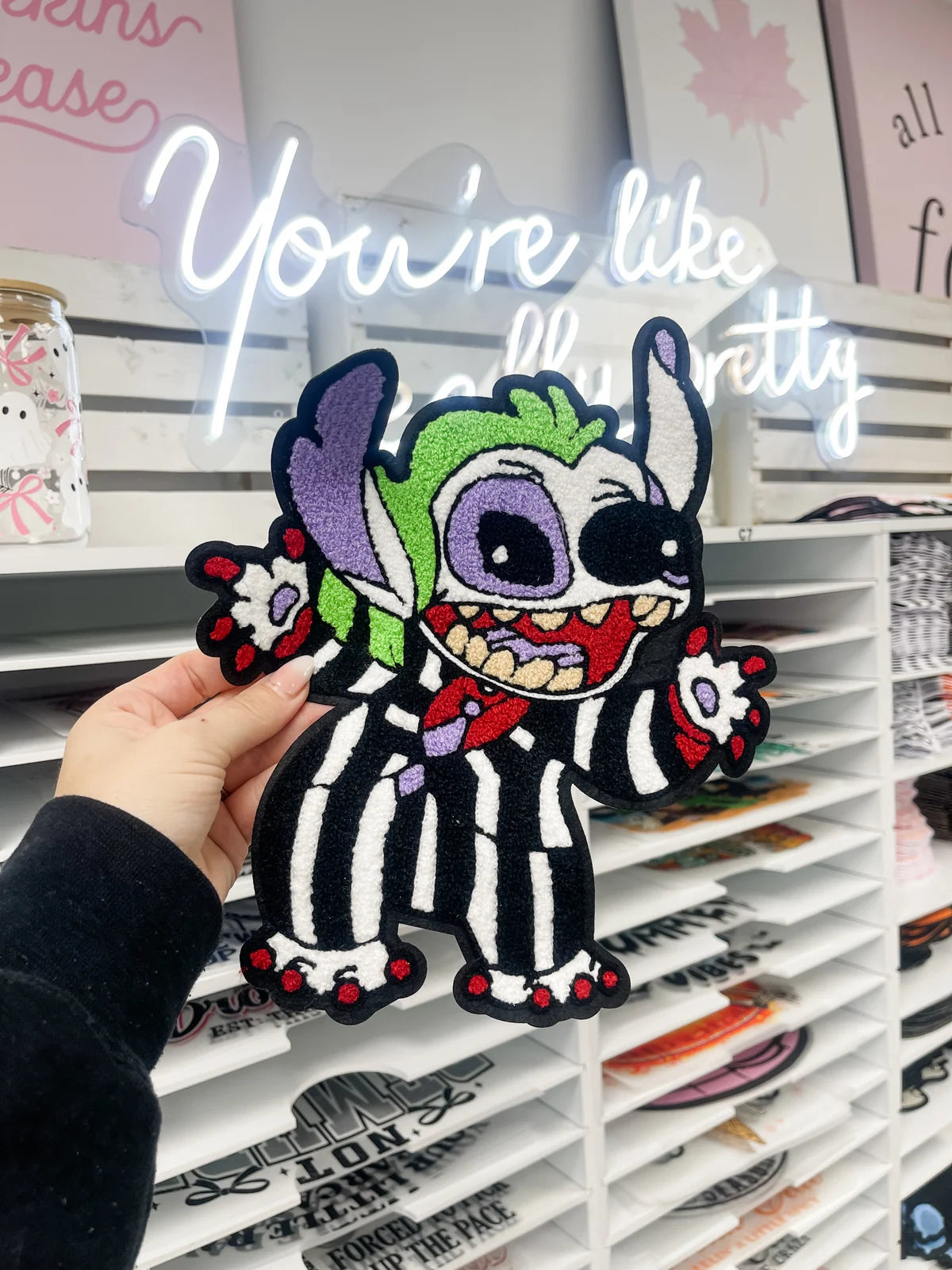 BeetlejuiceStitch Chenille Patch Pre-Order