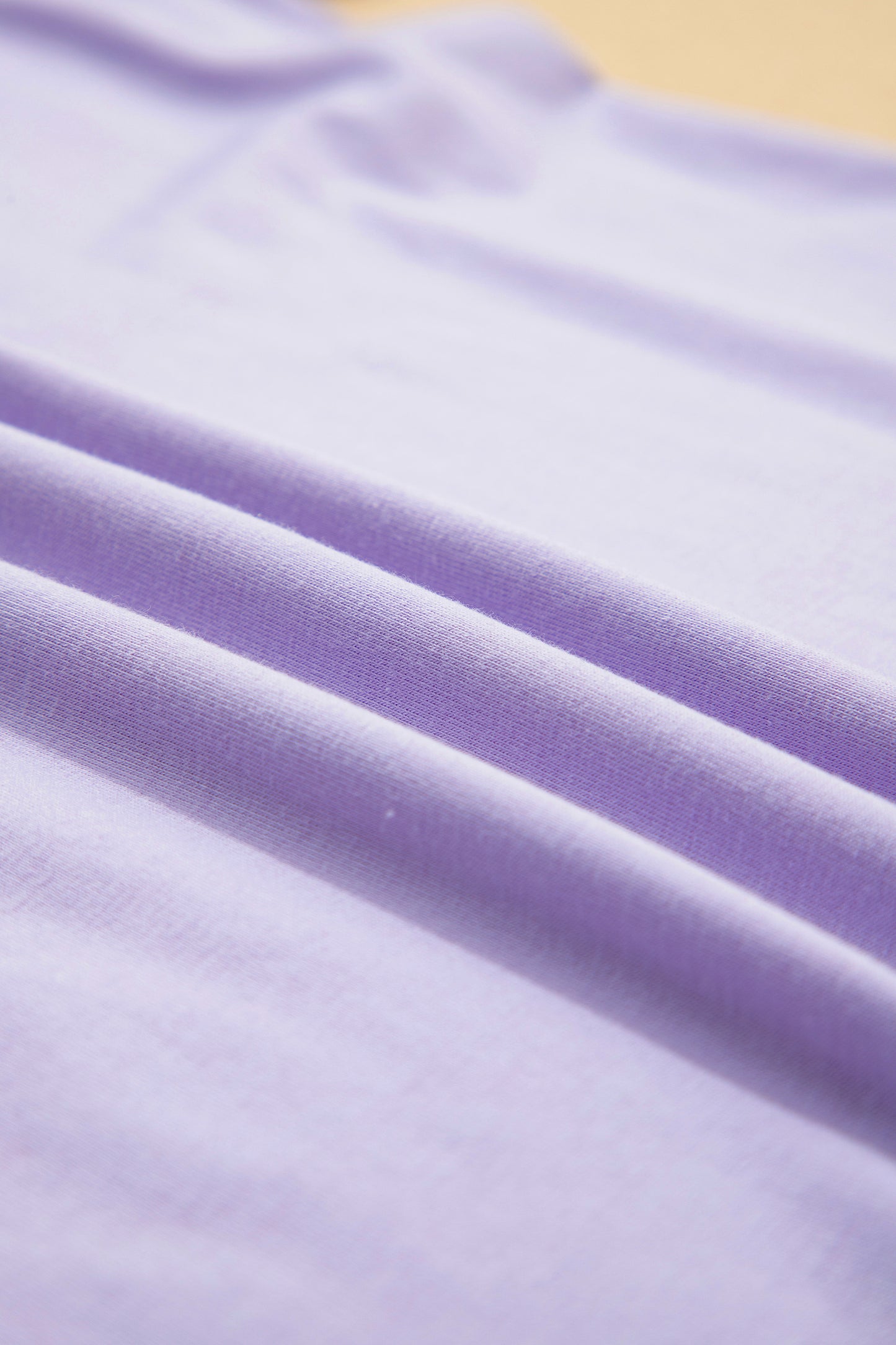 Pink Solid Color Basic Crew Neck Plain Tee