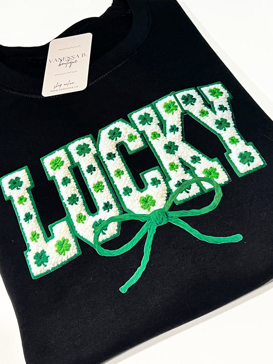 Faux Crochet Lucky