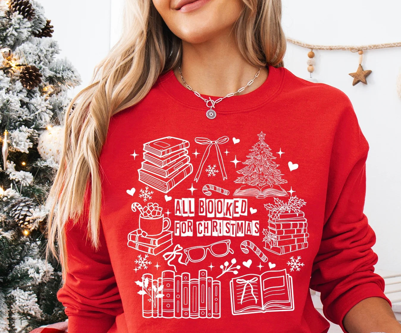 All Booked Doodle Design (Youth/Adult Decal)