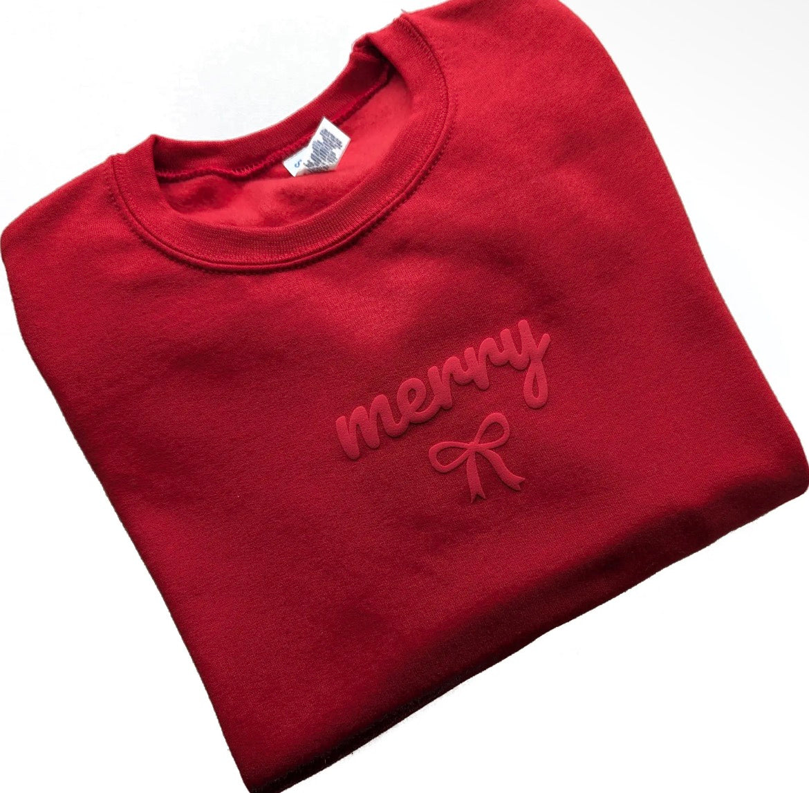 Puff Merry Bow Unisex Crew