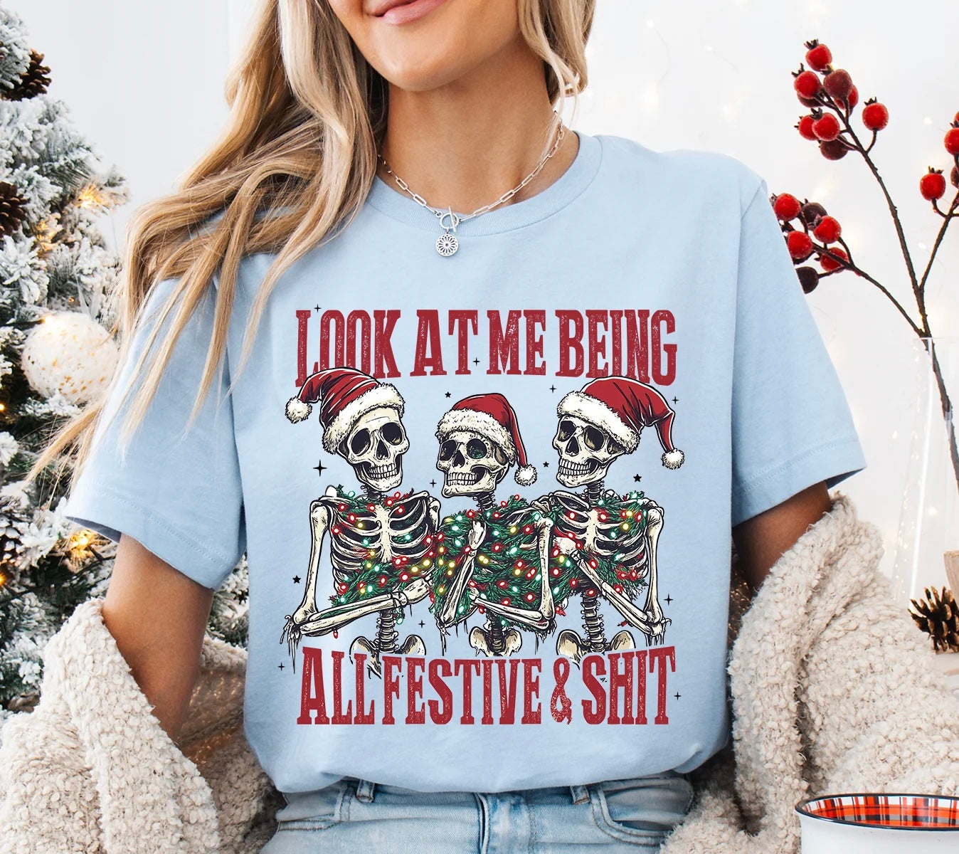 All Festive Design (Youth/Adult Decal)