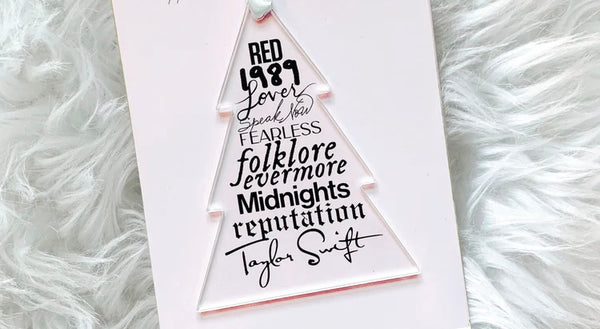 ••PRE ORDER••Taylor Swift Tree Acrylic Ornament