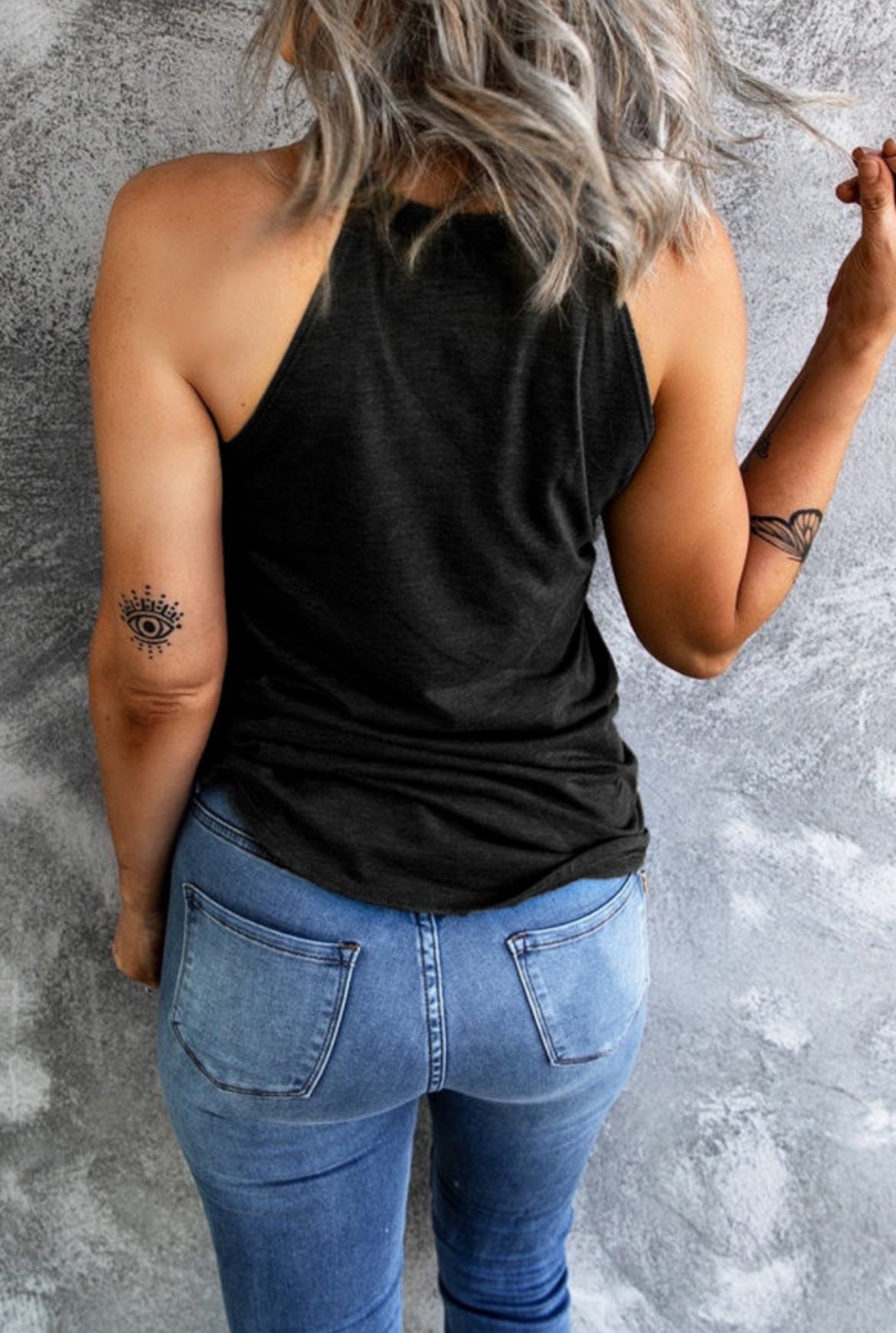 Black Casual Tank Top— FINAL SALE