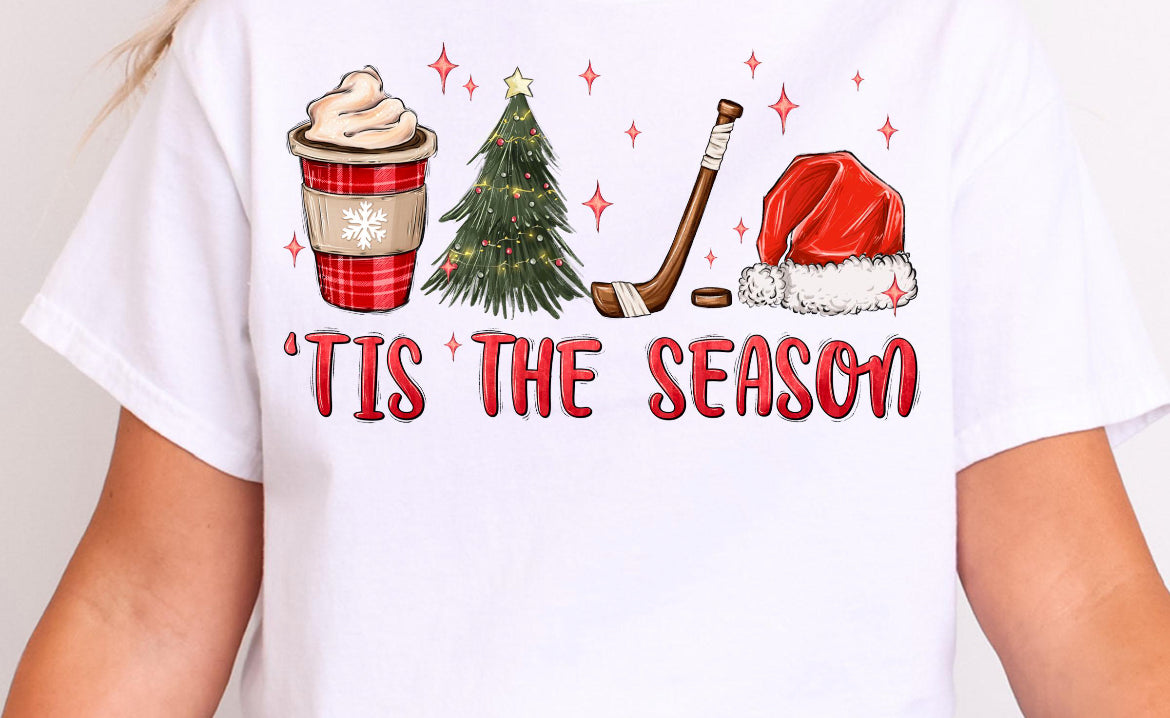 Toddler & Youth Christmas Hockey Shirt
