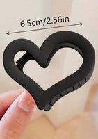 Black Heart 2.5” Claw Clip