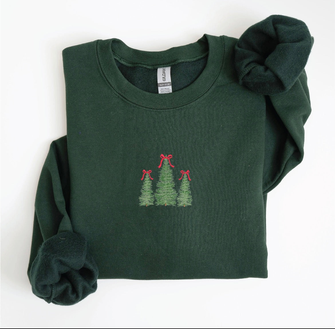 Embroidered Happy Holidays Unisex Crew
