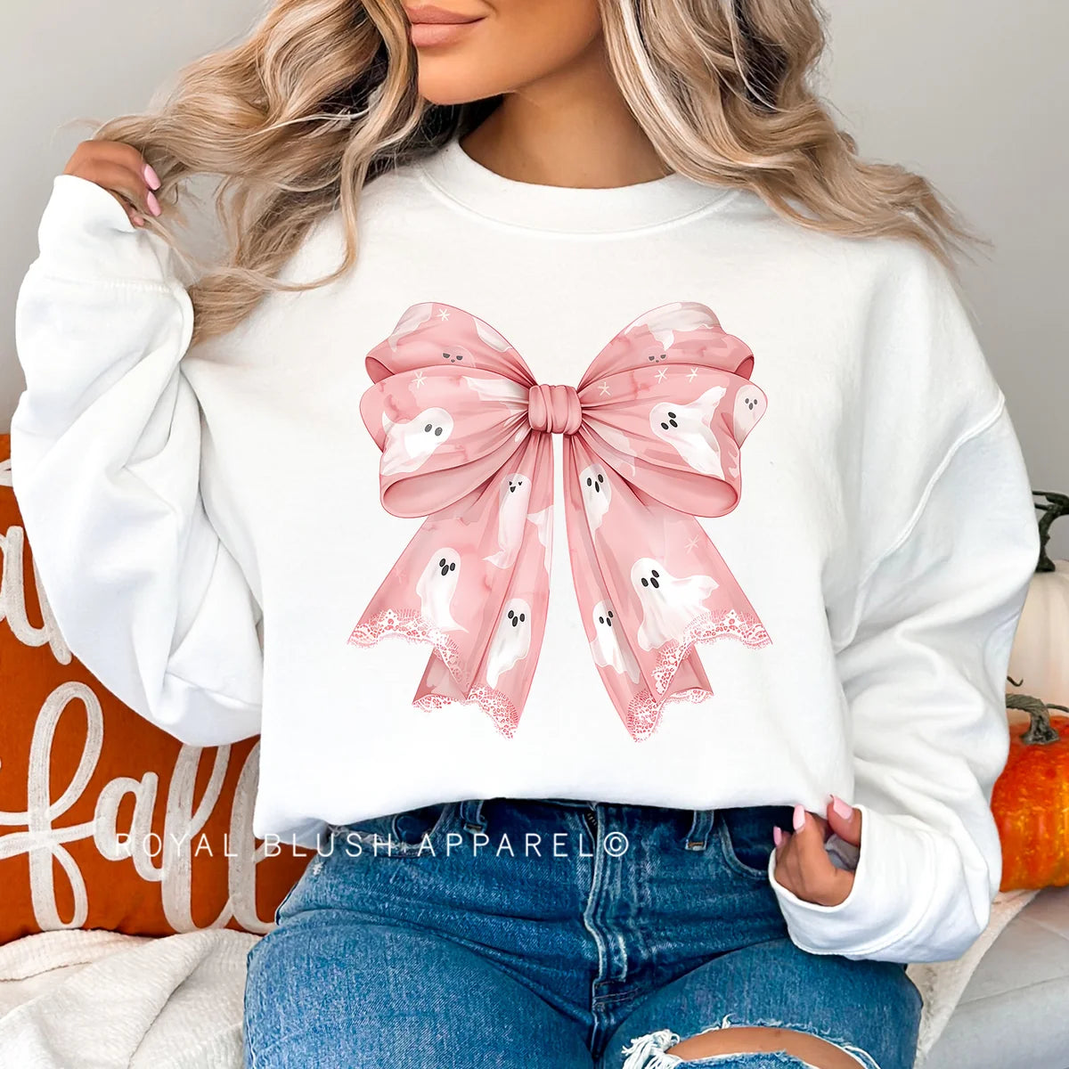 Pink Ghost Bow Pre-Order