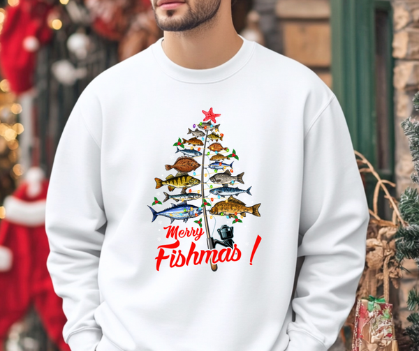 Merry Fishmas Shirt Decal