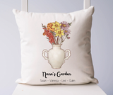 PRE ORDER Personalized Family Garden Pillow Cover (Cover ONLY!)