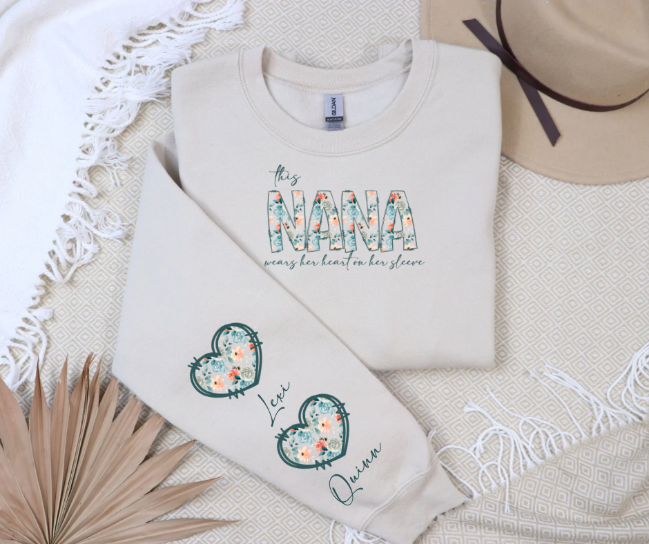 Nana Personalized Sleeves