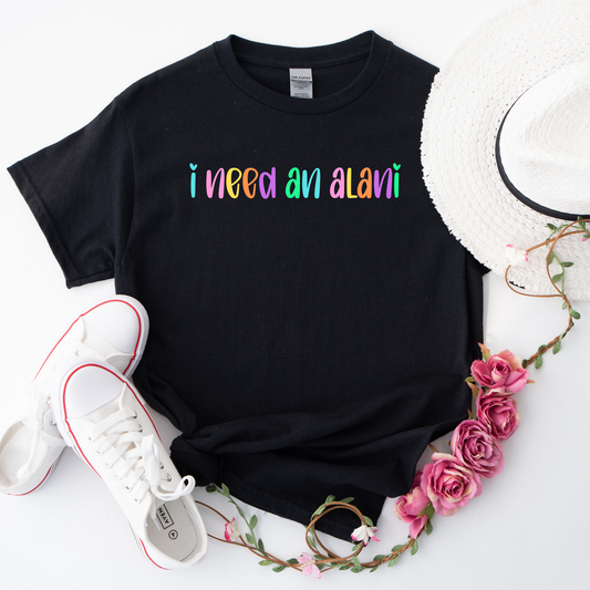 I need… [custom text]