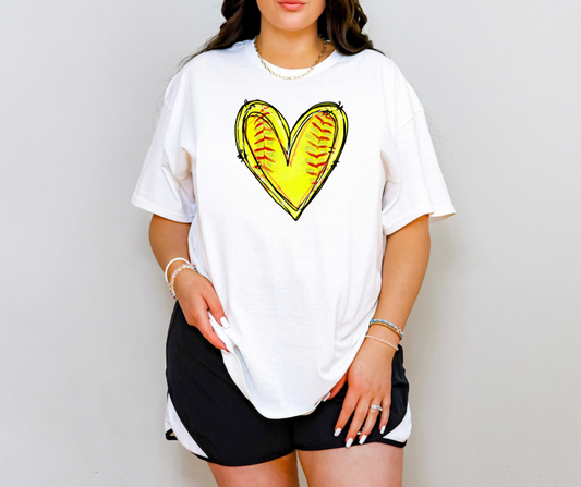 Softball Heart