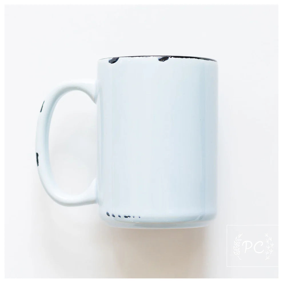 Blue Rustic Mug