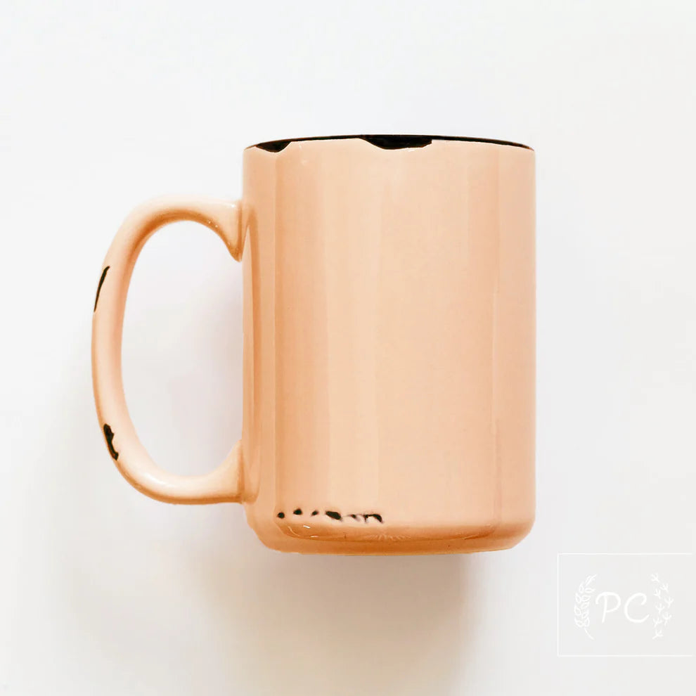 Orange Rustic Mug