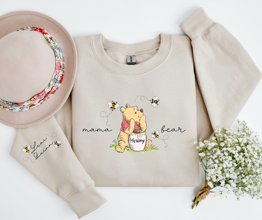Mama Bear with Personalized Sleeve