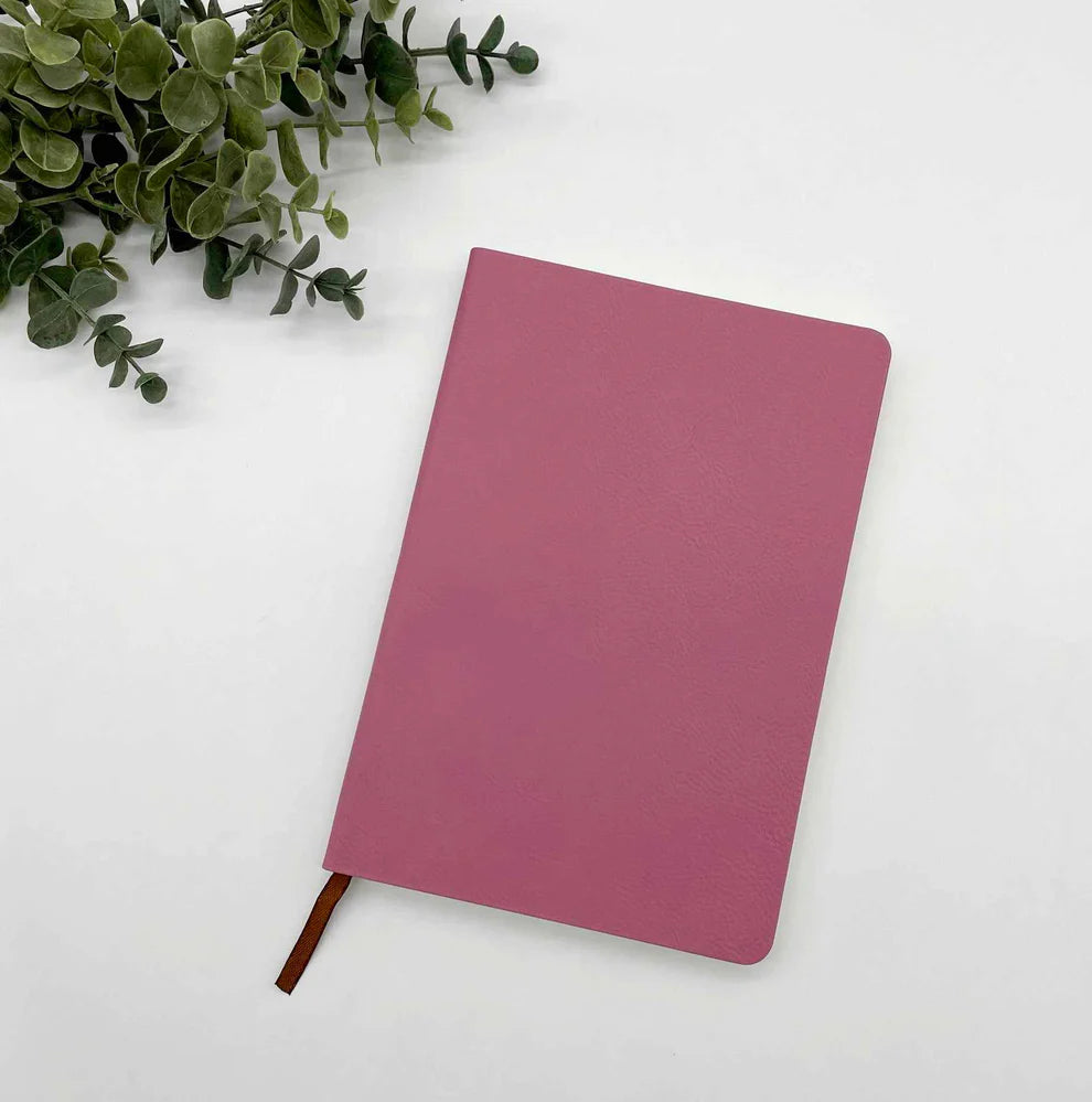 Light Pink Leatherette Soft Cover Notebook