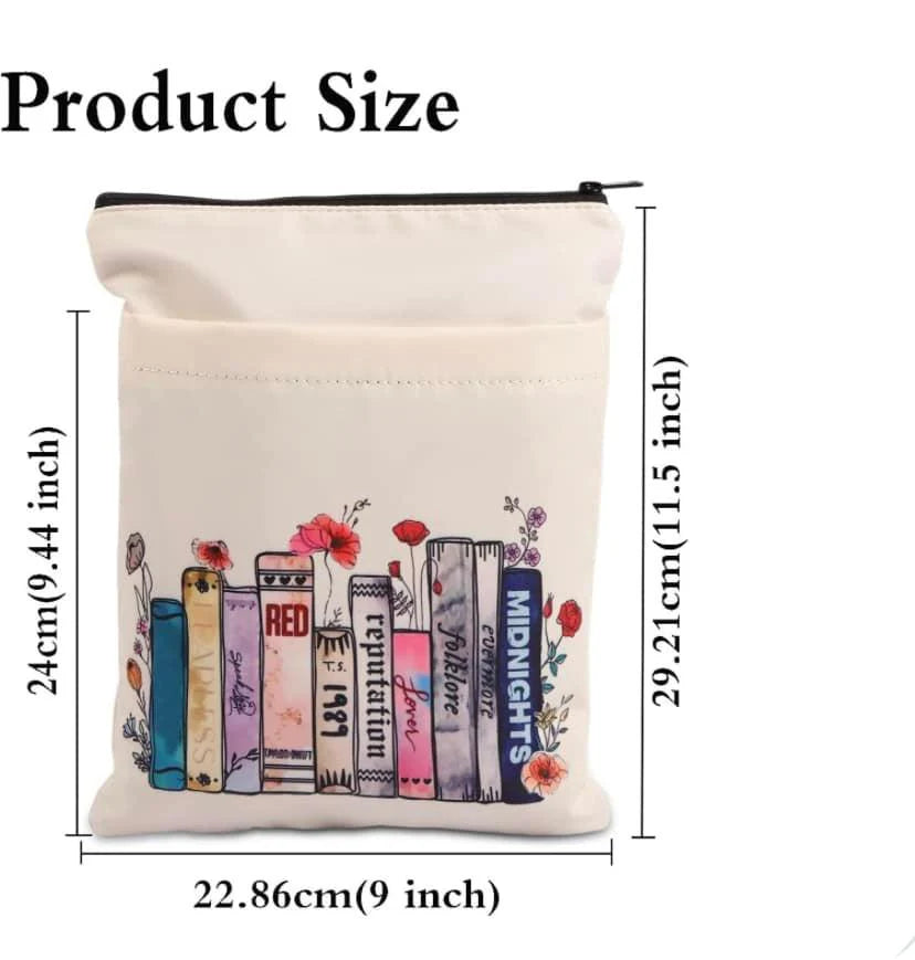 Personalized Linen Book Sleeve