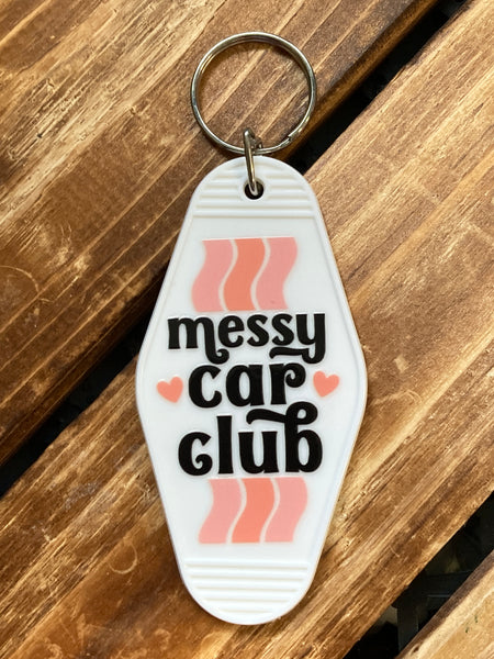 Messy Car Club Keychain