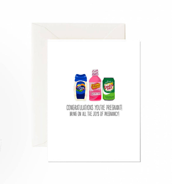Congratulations You're Pregnant - Greeting Card