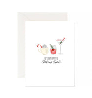 Let's Get Into The Christmas Spirits Card