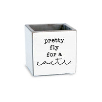 Pretty Fly For A Cacti | Succulent Pot