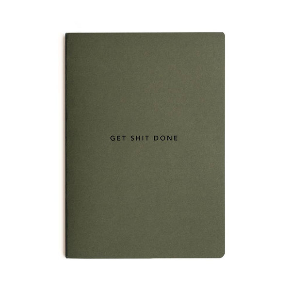 GET SHIT DONE MINIMAL A5 NOTEBOOK