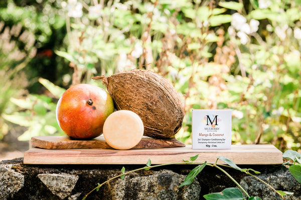 Mango & Coconut orange Shampoo + Conditioning Bar