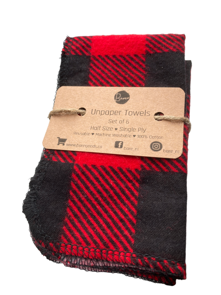 Unpaper Towels- Half Size- 1 ply